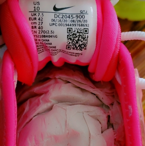 RARE NIKE Vapormax Plus Pink Volt Gradient Running Shoes Womens 10 - Picture 8 of 12